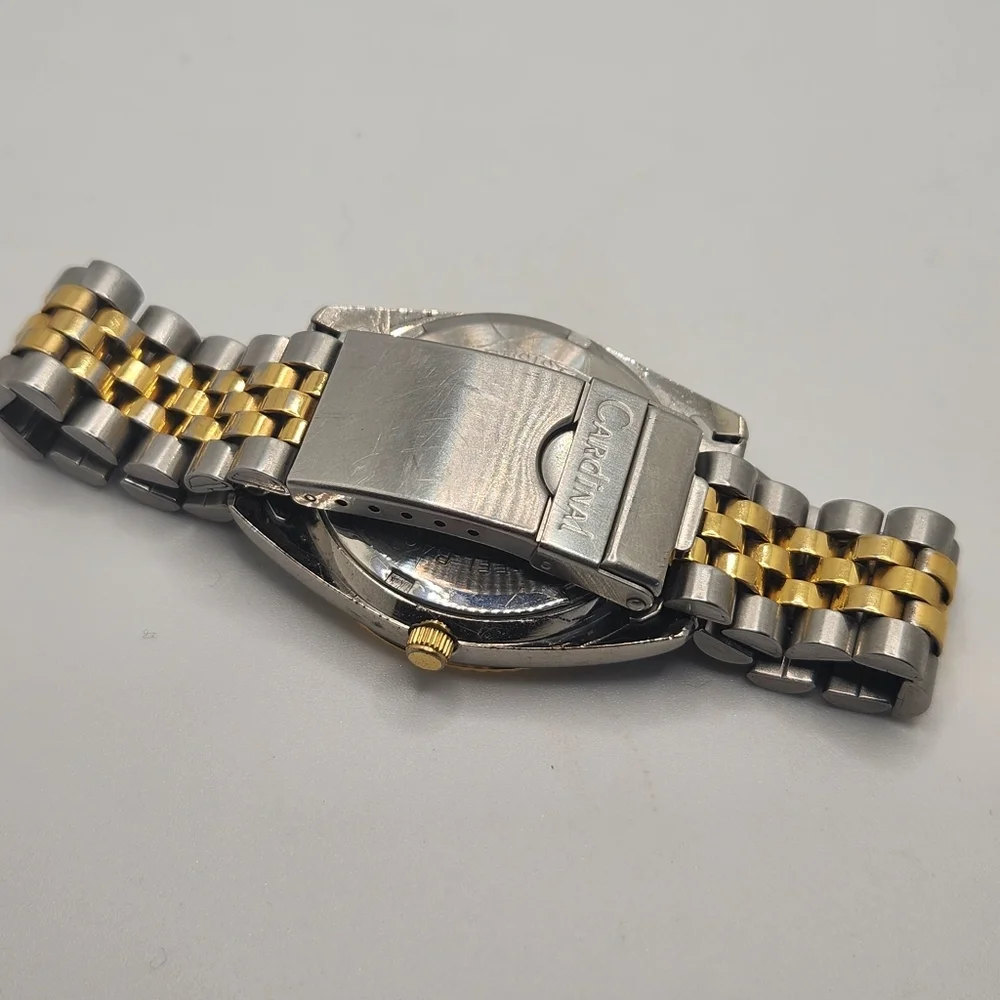 Cardinal Two-Tone Stainless Steel Water Resiatdmt MENS Watch - Picture 5 of 6